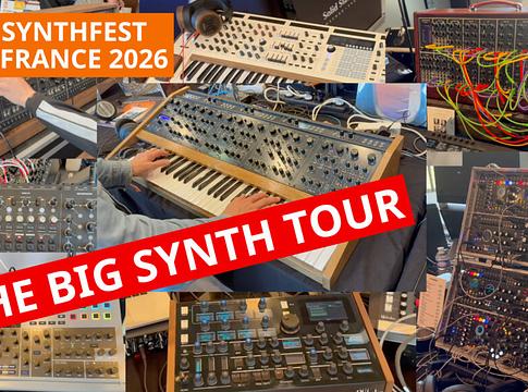Elstartolt a SYNTHFest France 2026 videós körút: végigjárjuk a szintibirodalmat