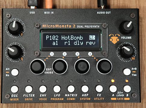 Újra kapható az AudioThingies MicroMonsta 2 szintetizátor