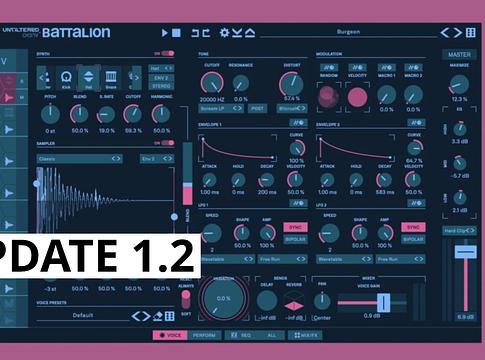 Unfiltered Audio Battalion 1.2: új mintamotorok és kisebb fejlesztések