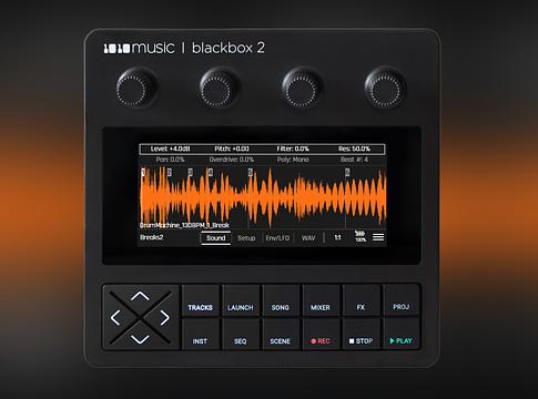 1010music blackbox 2: újratervezett hordozható sampLEr kétszeres teljesítménnyel
