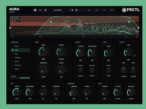 FRCTL Audio Aura: letisztult, többmódú reverb a keverés szolgálatában