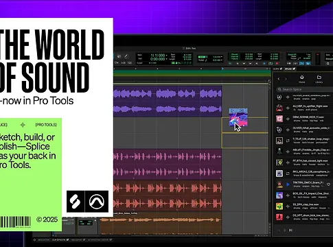 A Pro Tools 2025.6 új szintre emeli a zenei produkciót a beépített Splice integrációval