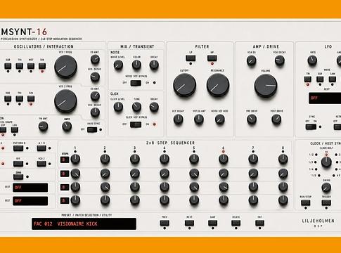 A Trumsynt-16 a Moog DFAM ötletét viszi tovább szoftverben