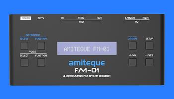 Valódi Yamaha chipre épül az Amiteque FM-01
