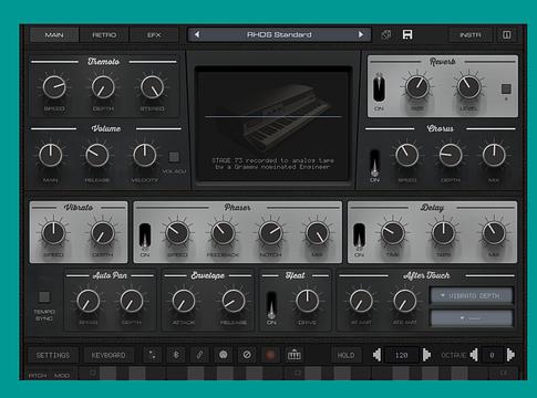 AudioKit Pro Retro Keys: klasszikus elektromos zongorák iPhone-ra és iPadre