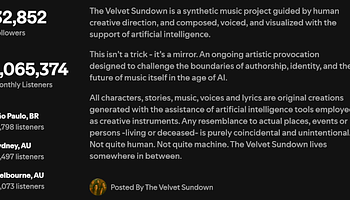 AI-projekt egymillió hallgatóval: Velvet Sundown felforgatja a zeneipart